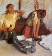 Эдгар Дега - Прачки гладят 1884