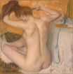 Эдгар Дега - Женщина расчесыват волосы 1885