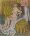 Эдгар Дега - Женщина расчесыват волосы 1886