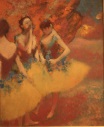 Эдгар Дега - Три танцовщицы в жёлтом 1891