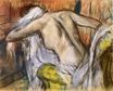 Эдгар Дега - После купания. Женщина вытирается 1892