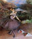 Эдгар Дега - Танцовщица с букетами 1893