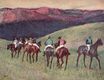 Эдгар Дега - Скачки в пейзаже 1894