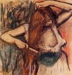 Эдгар Дега - Женщина расчесыват волосы 1894