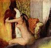 Эдгар Дега - После купания. Женщина вытирает затылок 1895