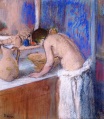 Эдгар Дега - Уход за волосами, девушка 1895