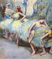 Эдгар Дега - Балерины за кулисами 1900