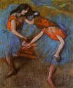Эдгар Дега - Две танцовщицы в желтых корсажах 1902