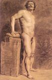 Рисунок мужской фигуры 1821