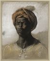 Эжен Делакруа - Портрет турка в тюрбане 1826