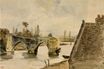 Старый мост в Нанте 1827