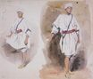 Два ракурса молодого араба 1832