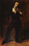 Эжен Делакруа - Портрет Паганини 1832