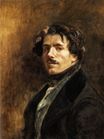 Эжен Делакруа - Автопортрет 1837
