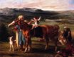 Эжен Делакруа - Уроки верховой езды 1854
