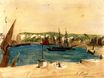 Вид на порт Дьепп 1854