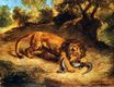 Эжен Делакруа - Лев и аллигатор 1855