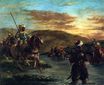 Марокканские войска пересекают вброд реку 1858