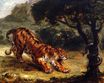 Тигр Крадущийся к змее 1862