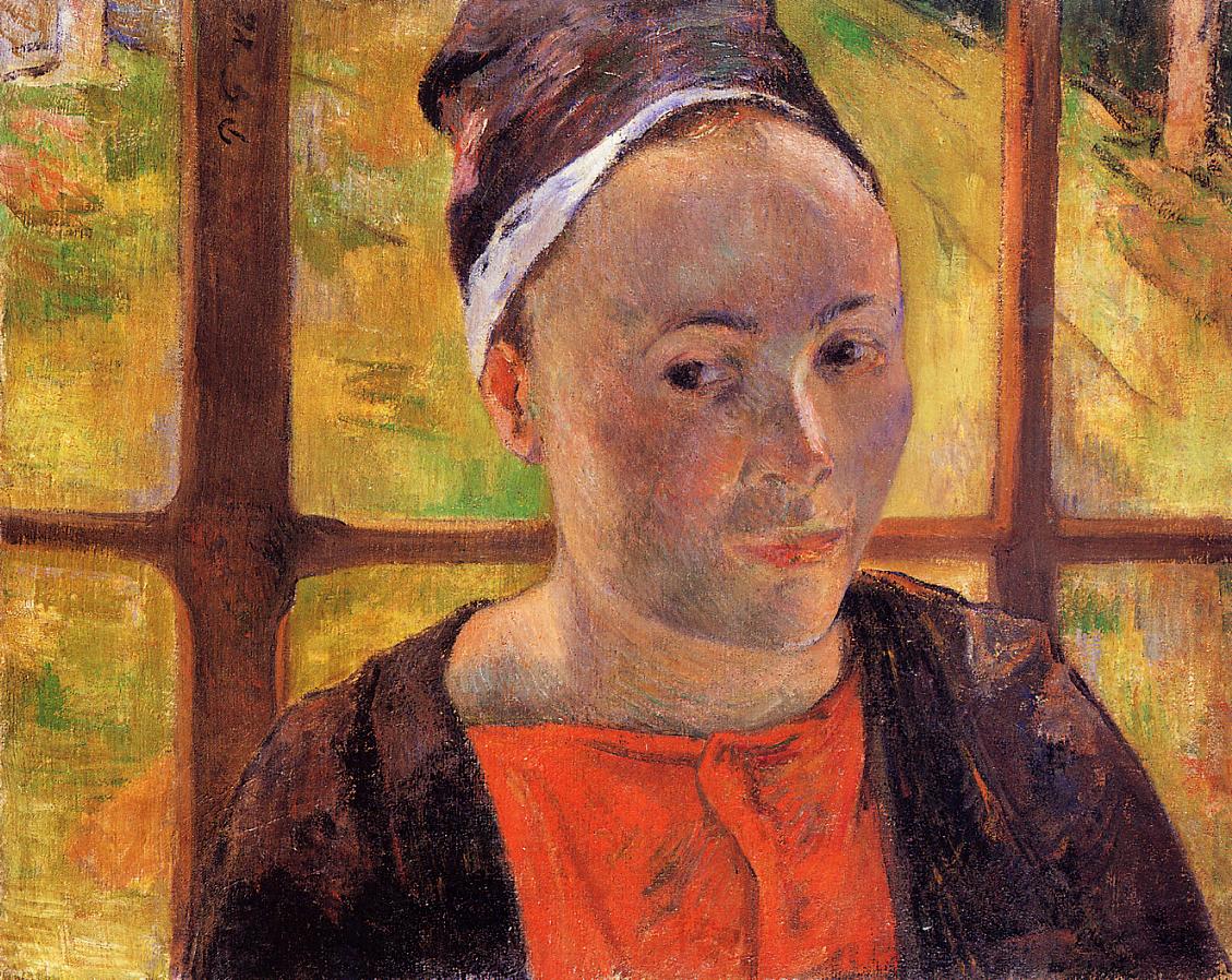 Гоген Поль - портрет женщины. Мари Лагаду