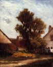 Поль Гоген - Дерево во дворе фермы 1874