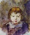 Портрет дочери Гогена Алины 1879