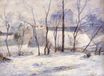 Поль Гоген - Зимний пейзаж 1879