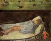 Поль Гоген - Девочка спит. Этюд спящей девочки 1881