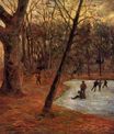 Paul Gauguin - Skaters in Fredericksberg park 1884