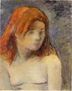 Paul Gauguin - Bust of a nude girl 1884