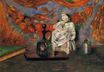 Поль Гоген - Натюрморт с кувшином и керамической фигурой 1885