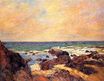 Paul Gauguin - Rocks and sea 1886