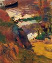 Paul Gauguin - Fisherman and bathers on the Aven 1888