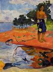 Paul Gauguin - She goes down to the fresh water. Haere Pape 1892