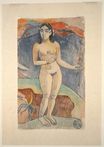 Paul Gauguin - Standing Nude Woman. Te nave nave fenua 1894