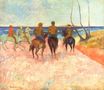 Всадники на пляже 1902