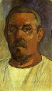 Paul Gauguin - Self portrait with spectacles 1903