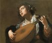 Артемизия Джентилески - Женщина, играющая на лютне. Joueuse de luth 1654