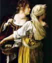 Артемизия Джентилески - Юдифь и её служанка 1613
