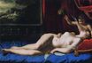 Артемизия Джентилески - Спящая Венера. Венера и Амур 1625-1630