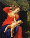 Артемизия Джентилески - Мадонна с младенцем 1651