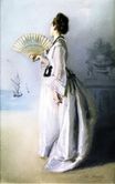 Ева Гонсалес - Дама с веером 1869-1870