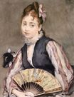 Ева Гонсалес - Портрет Жанны Гонсалес 1870-1872