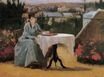 Ева Гонсалес - Послеобеденный чай. На террасе 1875