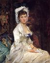 Ева Гонсалес - Портрет Женщины в белом 1879