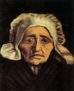 Винсент Ван Гог - Портрет пожилой крестьянки в белом чепце 1884