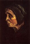 Head of a Peasant Woman with Dark Cap 1885