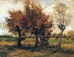 Осенний пейзаж с четырьмя деревьями 1885