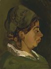 Винсент Ван Гог - Портрет крестьянки в темном чепце 1885
