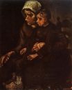 Peasant Woman with Child on Her Lap 1885